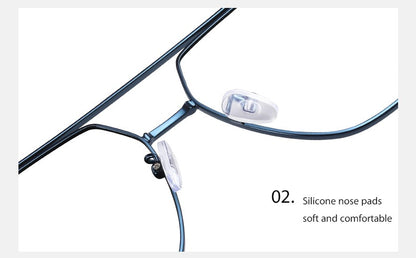 Men Reading Glasses Prescription Eyeglasses Frame CR39 Optics Lenses Myopia Presbyopic Eyewear Women Blue Light Blocking Glasses