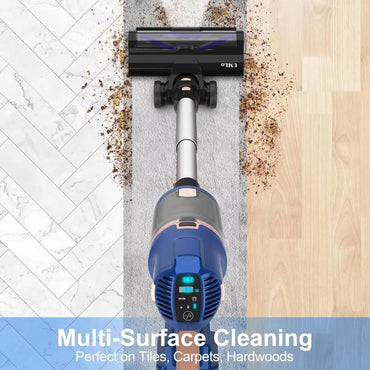 UMLO V11 Cordless Vacuum Cleaner 300W 45kPa Powerful Brushless Motor Lightweight Handheld Stick Vacuum for Home Carpet Hardfloor