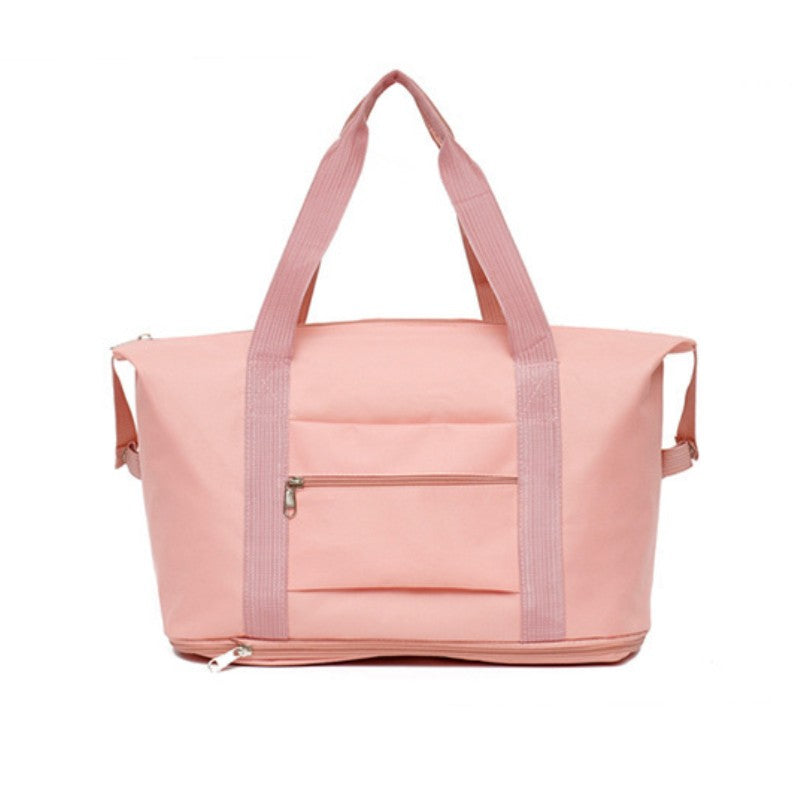 Large Capacity Expandable Hand Carry-On Travel Bag - Durable, multiple compartments, suitable for travel, fitness, yoga,handbag.