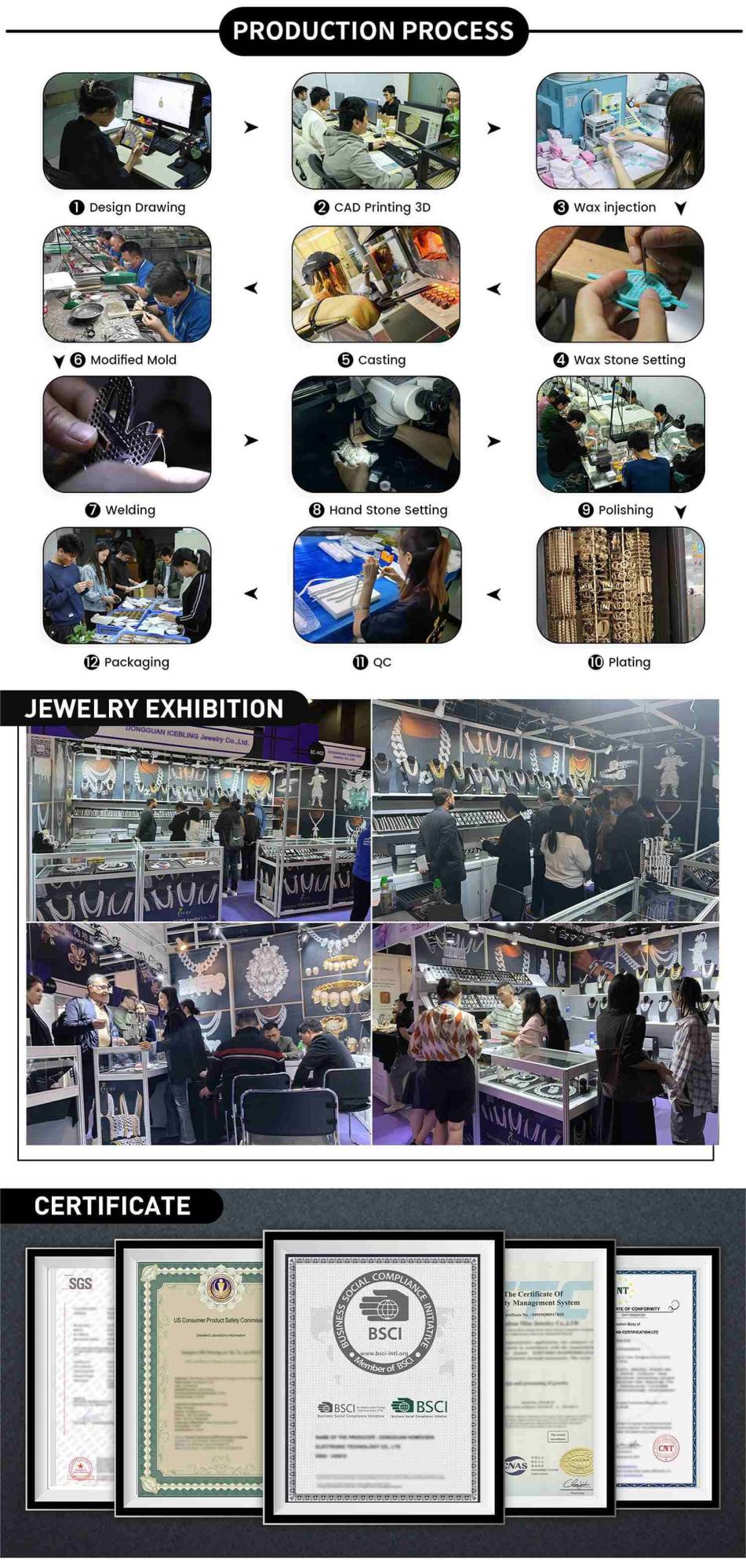 ICEBLING VVS Moissanite Cuban Bracelet 8mm 925 Silver for Men Women Iced VVS Cuban Chain with GRA Certificate