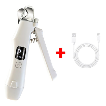 Aparador de Unhas Elétrico 2 EM 1 para Pets com Luzes LED Lixador de Unhas para Pets Aparador e Lixador de Unhas de Cães para Cães/Gatos de Pequeno, Médio e Grande Porte