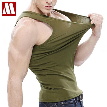 Men Stringer Tank Top Mens Bodybuilding Fitness Mens Singlets Lycra Tank Shirts Summer Clothes Muscle Vest Sleeveless Undershirt