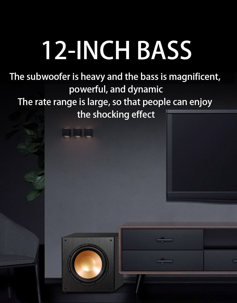 Conjunto de áudio Bluetooth de home theater com rede inteligente e 7.2 canais Balenald Dolby Atmos de última geração