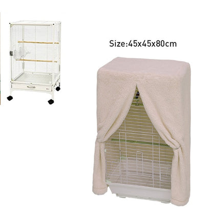 Capa Para Gaiola De Pássaros De Inverno Quente Respirável À Prova De Respingo Grande Capa Para Gaiola De Pássaros Sombra Protetora Para Gaiola De Papagaio Produtos Para Pássaros