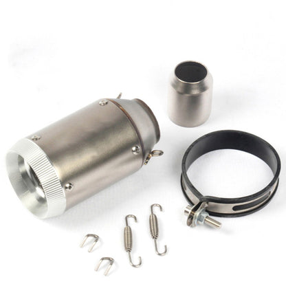 Universal Motorcycle Exhaust CNC Carbon Fiber Escape Muffler For Kawasaki Z900 FZ6 RC390 S1000XR