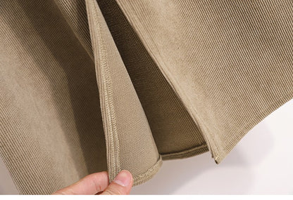 Women's New Style High-Waist Plus Size Skirts Elastic Waist Solid Wrap Buttocks Autumn Winter 2025 Versatile Straight Leg Skirt