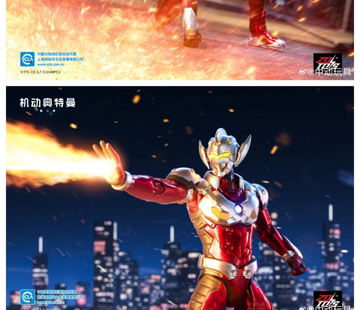 Boneco Articulado Ultraman ZD Toys Kotaro Higashi Terno Zero Terno Tiga Terno Ace Ultra Seven Ultraman Jack Modelo Colecionável Adulto