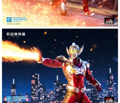 Boneco Articulado Ultraman ZD Toys Kotaro Higashi Terno Zero Terno Tiga Terno Ace Ultra Seven Ultraman Jack Modelo Colecionável Adulto