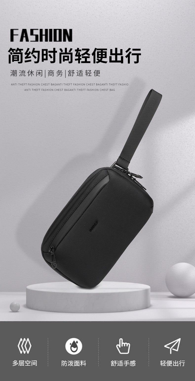 OZUKO Multi-Functional Business Casual Handbag Stylish Simple and Versatile Shoulder Messenger Bag Clutch Bag