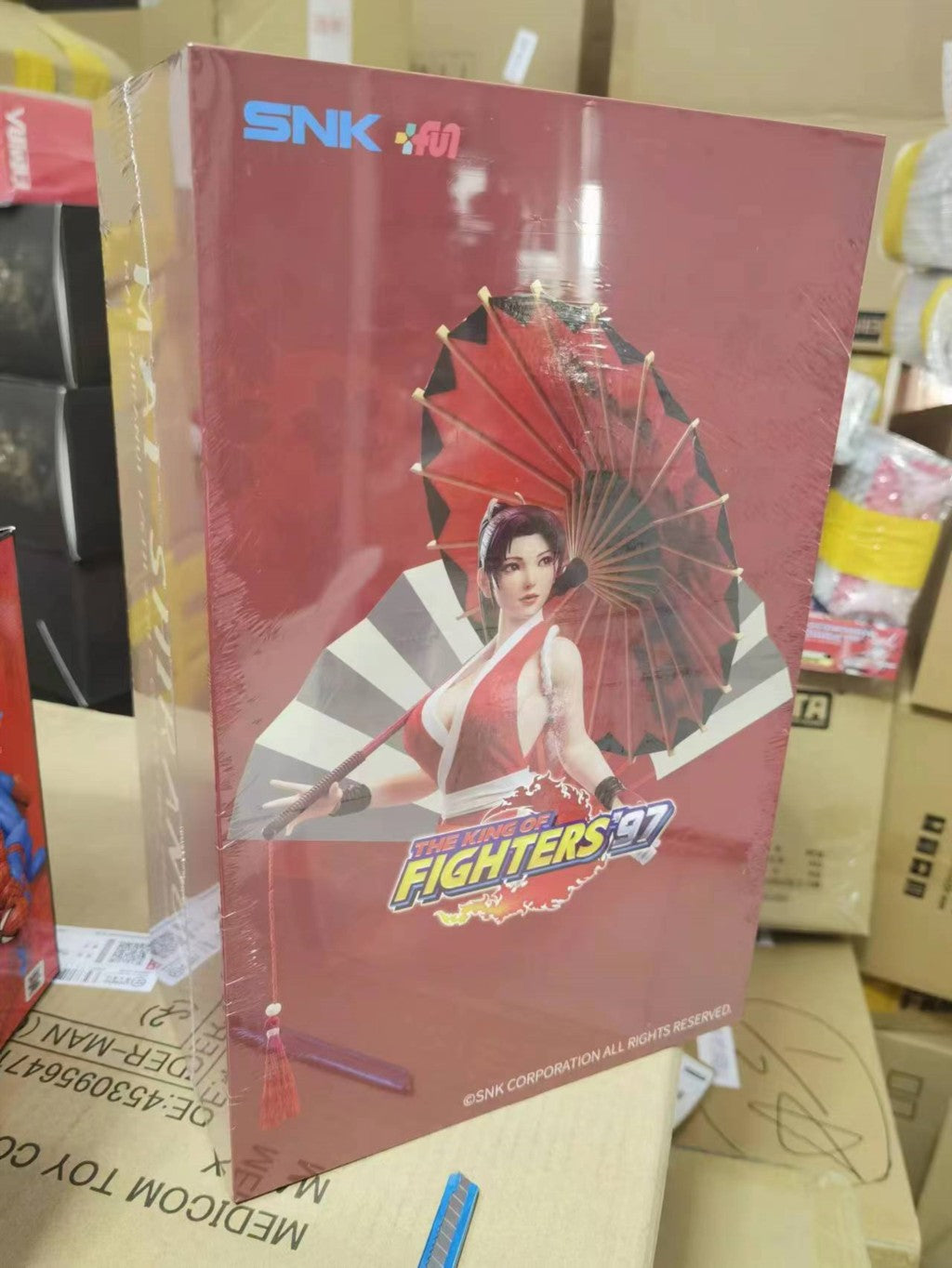 [EM ESTOQUE] Autorização SNK Rei dos Lutadores 97 Mai Shiranui TS-XZZ-002 Boneco de Ação de Brinquedo Com Caixa