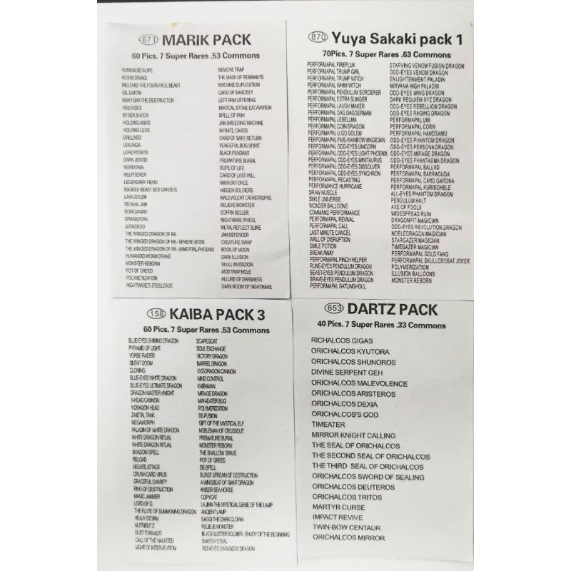 Yu Gi Oh Cards PACK DE DEUS EGÍPCIO Deck de Cartas Inglês TCG Holográfico Dourado Dragão Branco Jogo de Duelo Coleção de Cartas com Caixa de Lata