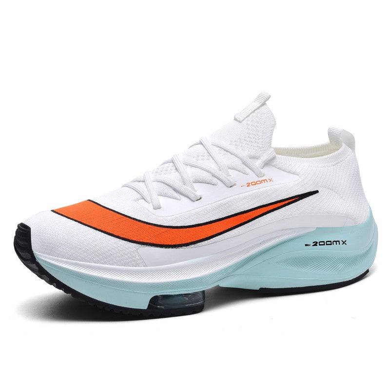 Couple Running Shoes Men Mesh Breathable Comfortable Flat Casual Walking Shoes Lace-up Trendy Outdoor Sneakers for Men Women