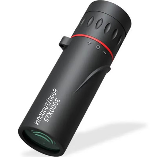 Long Range Mini Portable Telescope - 3000x 25mm HD Monocular for Adults, Ideal for Hunting, Camping & Outdoor Observation