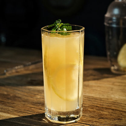 Utensílios de Cozinha para Bar e Jantar em Casa - Conjunto de 2 Copos Altos Transparentes de Cristal para Água, Suco e Bebidas