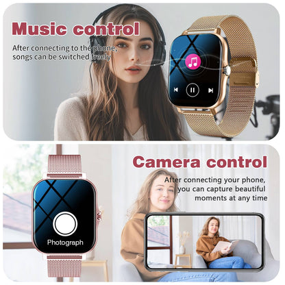 Smartwatch, phone answering/calling, multi-sport mode, message reminder view, suitable for men/women