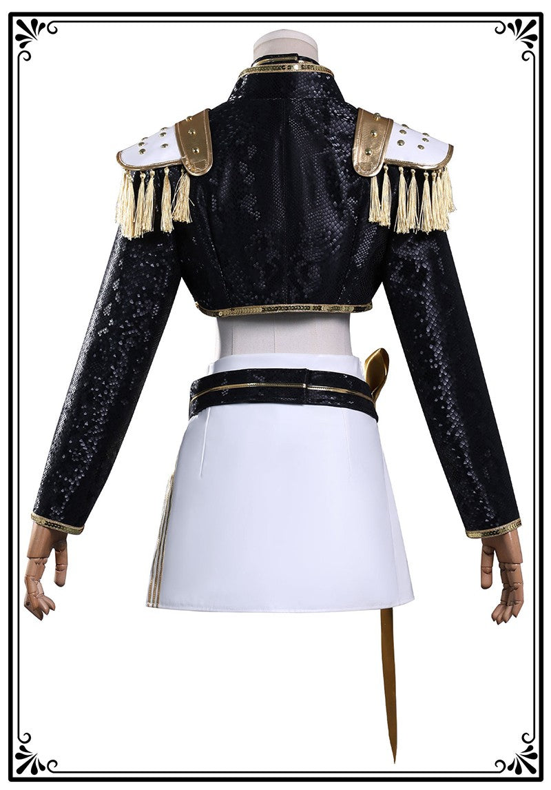 Black Golden Rumi Zoey Mira Cosplay Cosplay Costume Wig Women Suit Halloween Party Role Playing Outfit