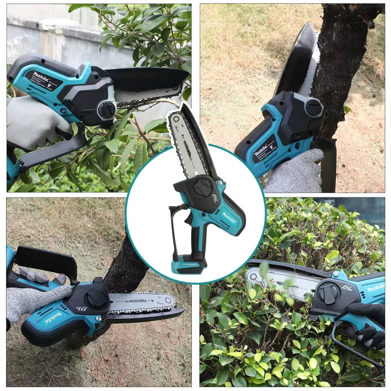 Motosserra a Bateria Makita 18V para Marcenaria com Serra de Registro Elétrica Portátil de 6 polegadas Sierra Sabre Mini Motosserra