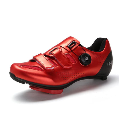 Women Road Cycling Shoes Wear-resistant Bicycle Shoes with Locking Plate Men's Non-slip Outdoor Cycling Sneakers