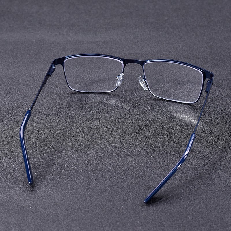 High Quality Stainless steel Reading Glasses Men Women Fashion Presbyopic Eyeglasses Business Hyperopia Anti Blue Light Eyewear1