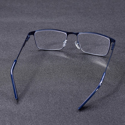 High Quality Stainless steel Reading Glasses Men Women Fashion Presbyopic Eyeglasses Business Hyperopia Anti Blue Light Eyewear1