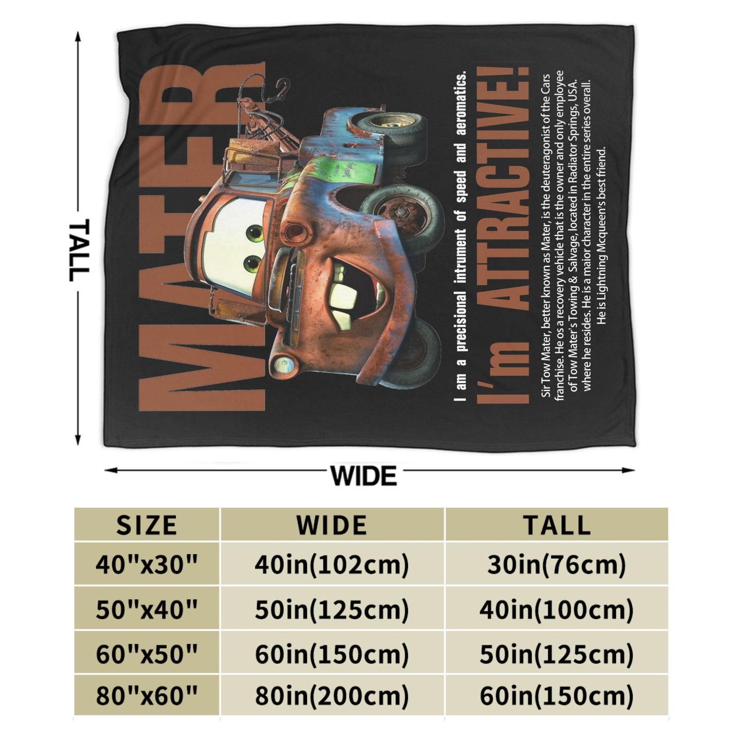 Mater Lightning McQueen Cars Blankets Flannel Spring Autumn  Multi-function Soft Throw Blanket for Home Travel Bedspread