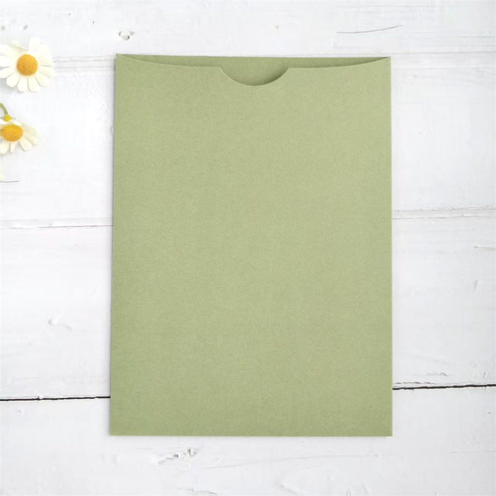 Customized Invitation Envelope, Personalized Wedding Card Holder, Blank Pocket Envelop 50 Sets