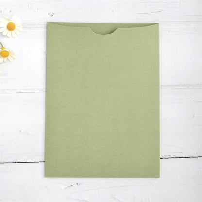 Customized Invitation Envelope, Personalized Wedding Card Holder, Blank Pocket Envelop 50 Sets