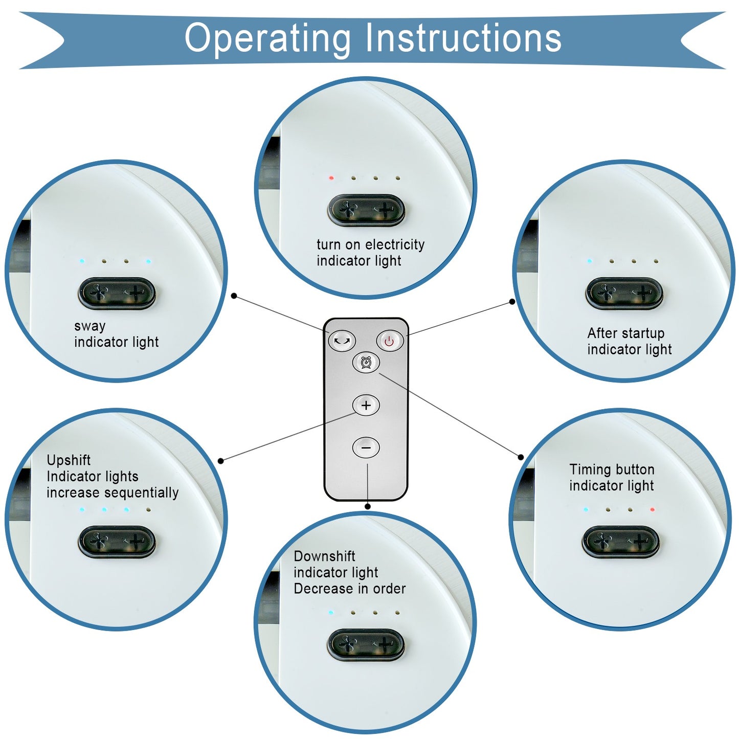 Portable Folding Fan 6000mAh USB Remote Control Air Cooler Silent Rechargeable Wireless Floor Standing Fan For Outdoor Home