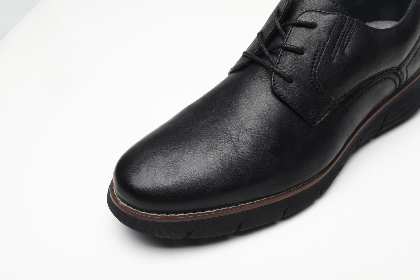 BHKH Male Sneakers Autumn/Winter traf Leather Men Casual Shoes Business Work Office Lace-up Dress shoes For Men Size47