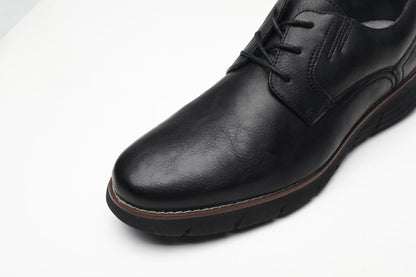 BHKH Male Sneakers Autumn/Winter traf Leather Men Casual Shoes Business Work Office Lace-up Dress shoes For Men Size47