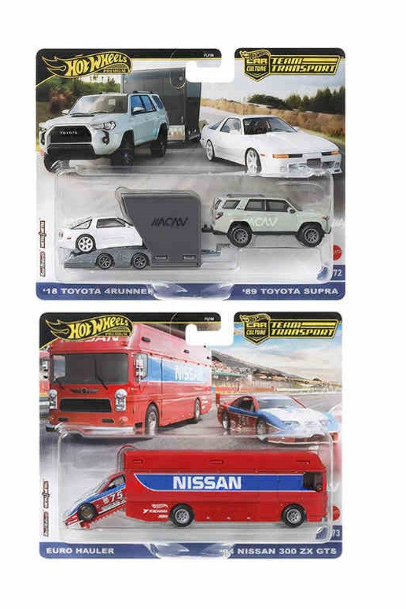 2025 Novo Original Mattel Hot Wheels 1:64 Team Transport 2024 FLF56 D Mix 4 1/64 Coleção Veículos Diecast Modelos Brinquedos Presente Infantil