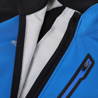 Arsuxeo Men Cycle Jacket Waterproof Windproof Thermal Fleece Bike Jersey MTB Bicycle Riding Running Autumn Winter Jacket Coat