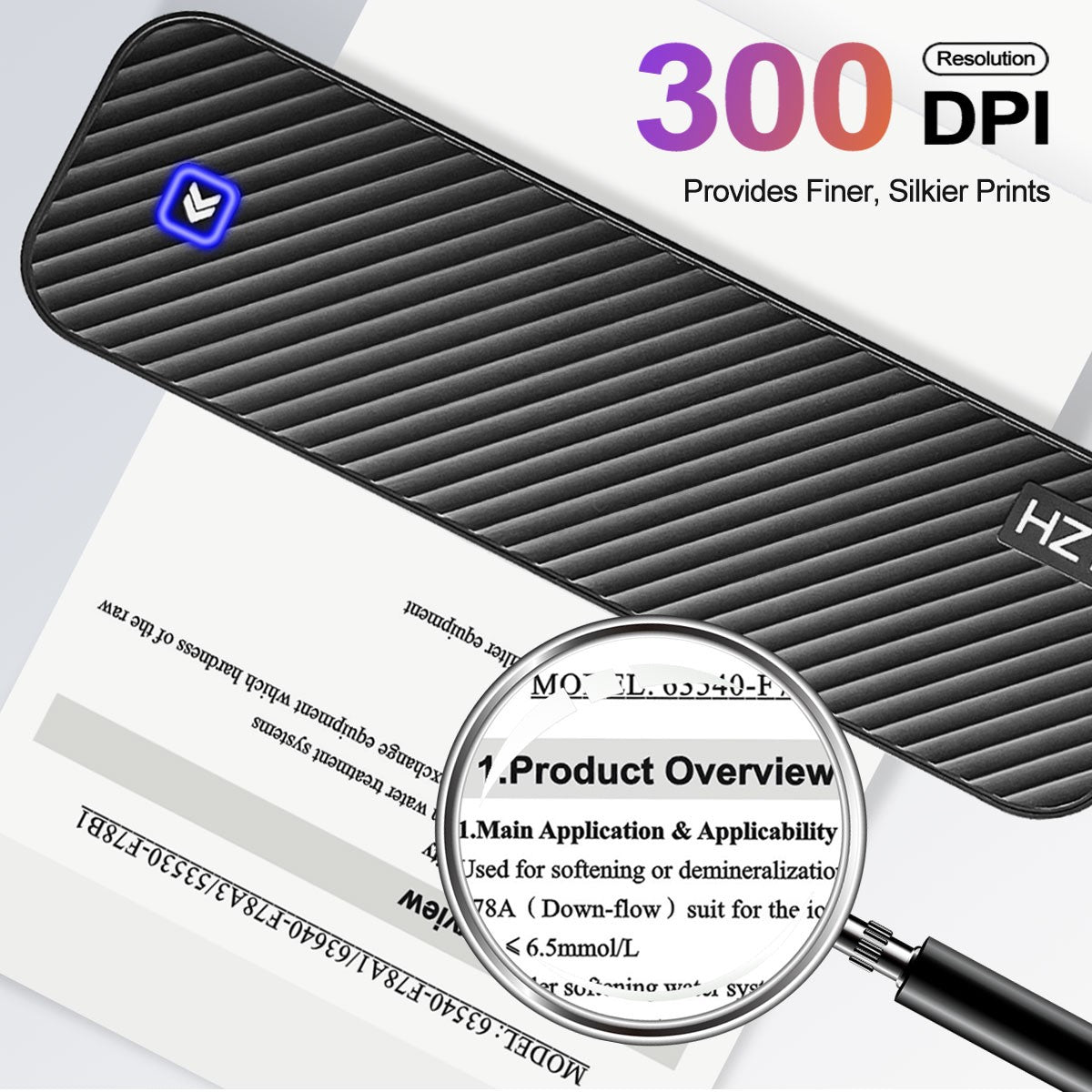 Impressora Térmica Portátil Sem Tinta A4 Bluetooth PDF Excel Word para Impressão de Documentos com Rolo de Papel para Trabalho de Escritório Casa Escola