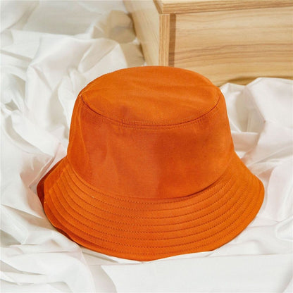 Chapéu Balde Dobrável de Verão de Algodão Unissex Feminino Protetor Solar Ao Ar Livre Chapéu de Pesca Caça de Cor Pura Masculino Chapéu de Bacia Boné de Praia