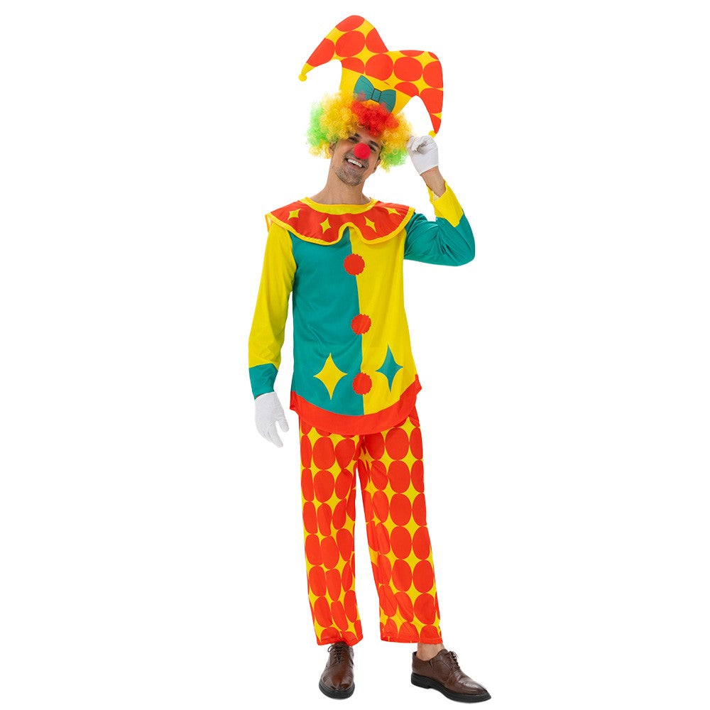 Clown Role-playing Costume Clown Uniform Anime Style Fantasy Circus Costume Set Halloween Carnival Party Costume