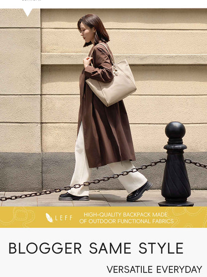 LEFF Luxury Women's Tote Bag Crossbody Bag High End Large Capacity Shoulder Bags Nylon Waterproof Commuting Bag Outdoor Bags