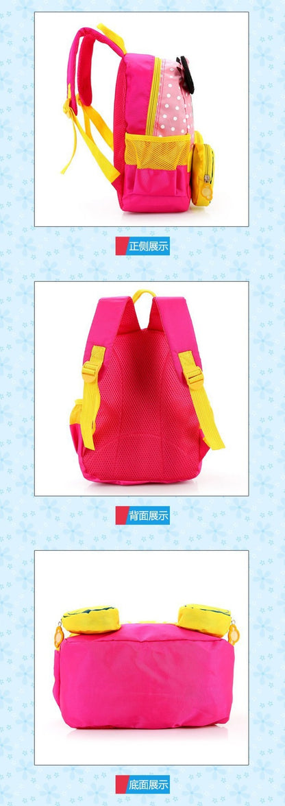 Mochila escolar infantil desenho animado fofo bebê jardim de infância mochila redutora de peso meninos e meninas mochila pequena estilosa