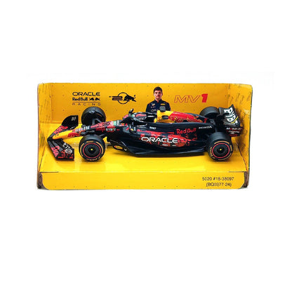 Novo em Estoque Bburago 1:43 Red Bull Rb20 Gp Britânico F1 Liga Miniatura Modelo Diecast Carro Blood Red Bull Brinquedos Presente Infantil