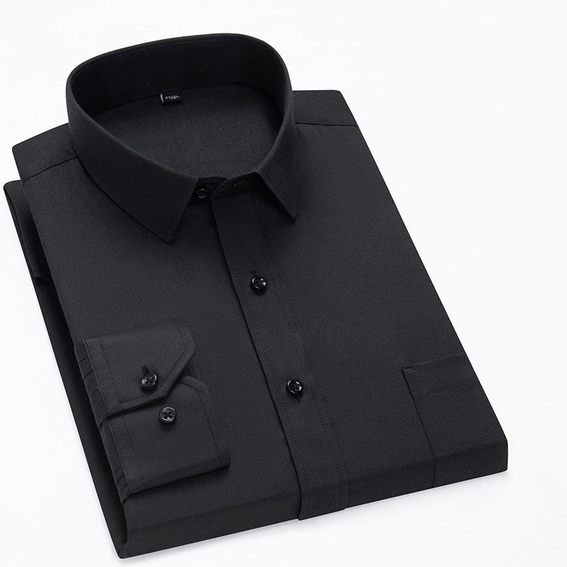 Plus Size 11XL 10XL 9XL New Men's Social Shirt Long Sleeve Slim Fit Business Classic Basic White Formal Dress Shirts Man Clothes