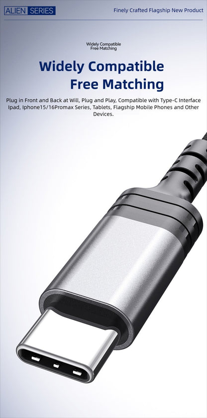 Fone de Ouvido com Fio Tipo-C Para Samsung Galaxy S25 S24 S23 S22 21 Ultra Plus Fone de Ouvido Intra-auricular de 3,5MM HiFi Bass Estéreo para Jogos