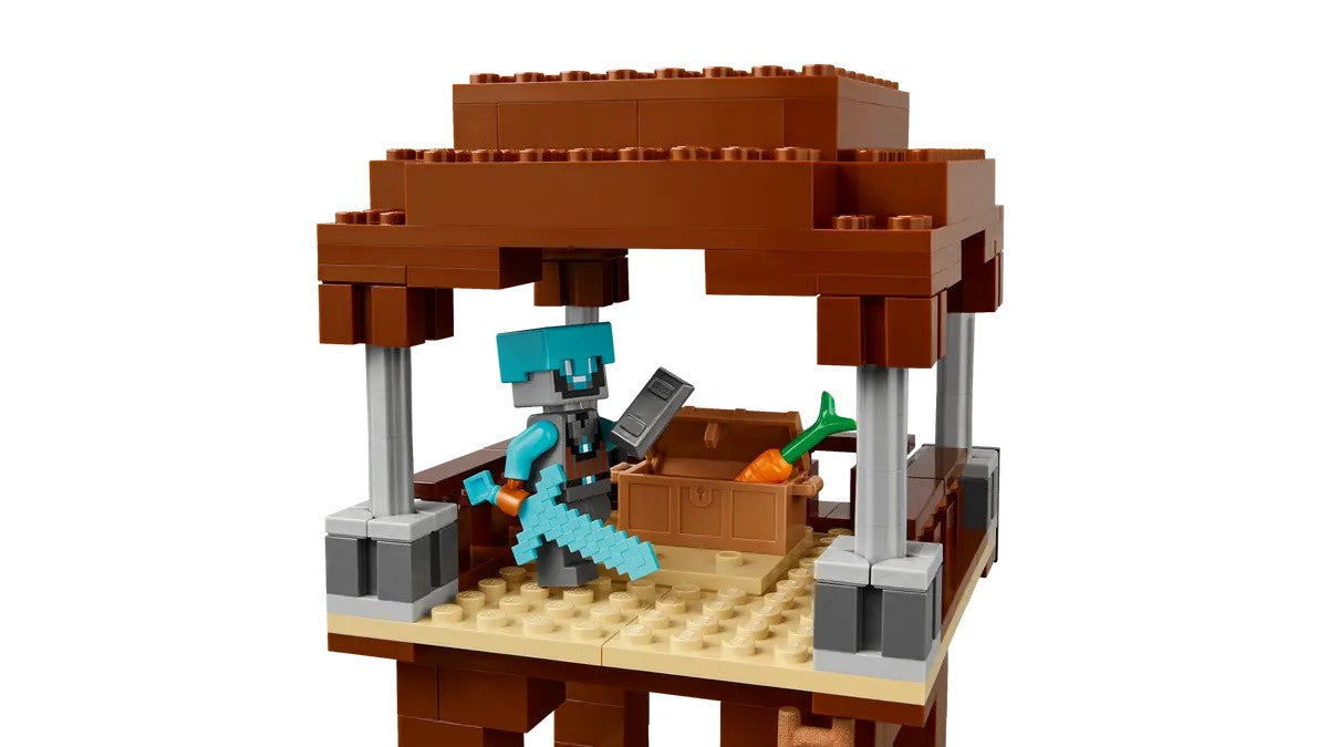 LEGO Blocos de Montar Meu Mundo Posto Avançado Predador e Blocos de Montar Clássicos Predador Brinquedos Presentes Infantis