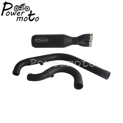 Motorbike Exhaust Pipes Exhaust Baffle Muffler For Harley M8 Softail Low Rider S T Fat Street Bob Standard Slim Deluxe 2018-2025