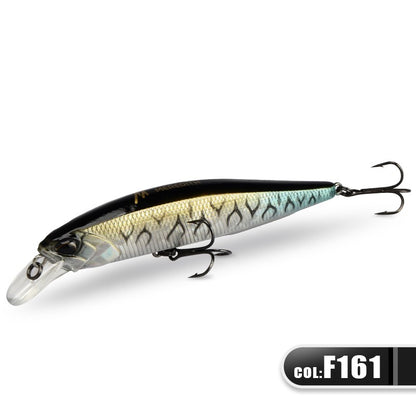MEREDITH JERK MINNOW 100F 14g Flutuante Wobbler Isca de Pesca 24 Cores Isca Minnow Isca Dura Qualidade Profissional Profundidade0.8-1.0m