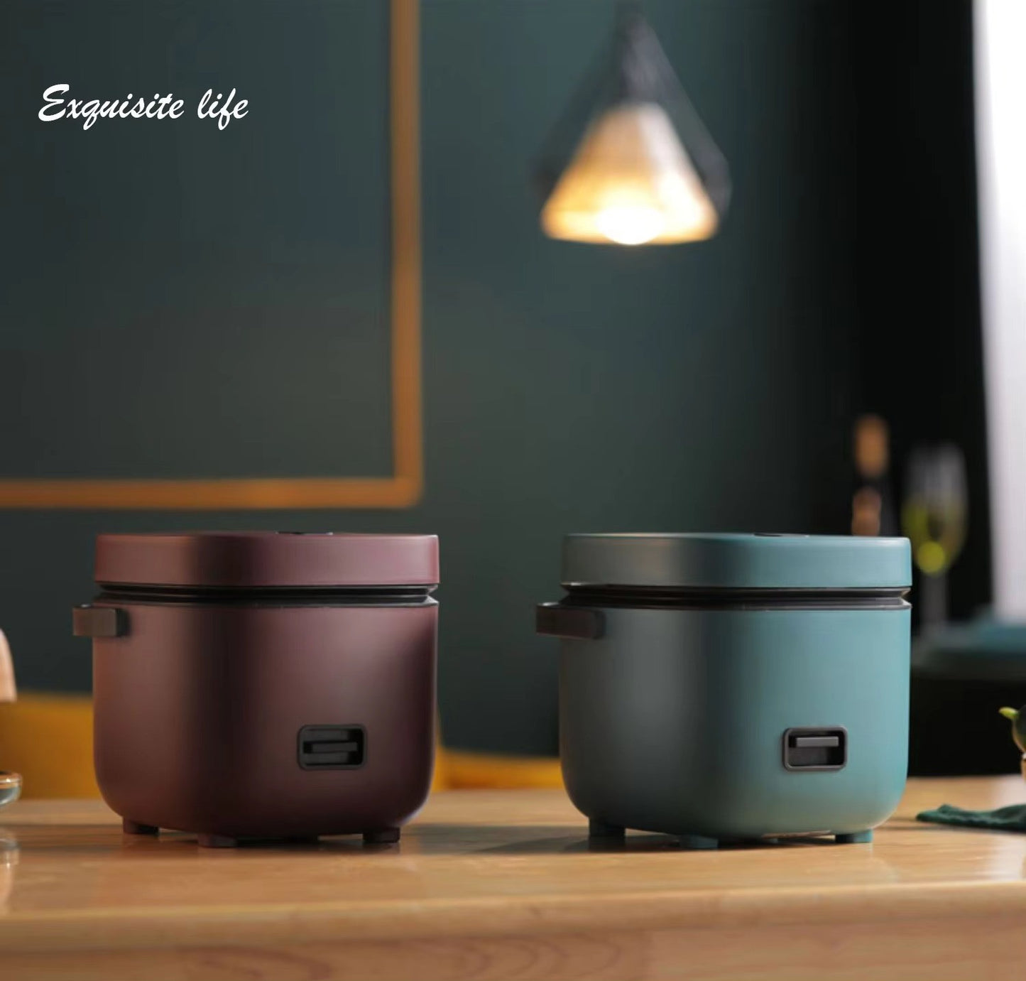 Mini Panela Elétrica de Arroz Automática Doméstica para Cozinha 1-2 Pessoas, Aquecedor de Alimentos a Vapor 1.2L Panela de Arroz Pequena