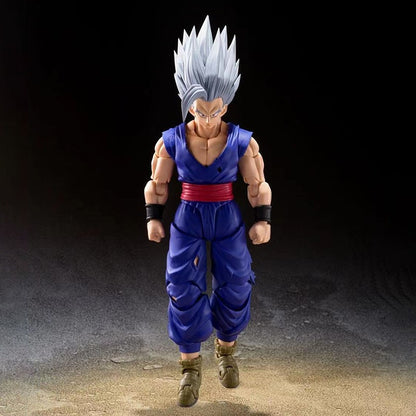 Shf Dragon Ball Son Gohan Besta Action Figure PVC Boneco Colecionável Articulado Anime 17cm Super Saiyajin Gohan Brinquedo Modelo de Presente