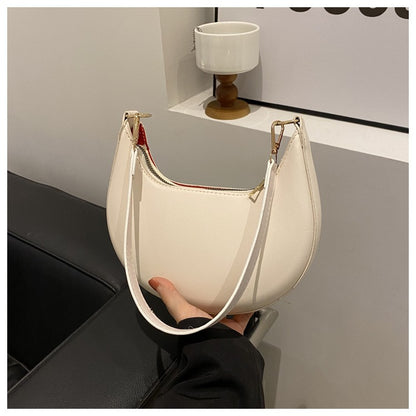 New Fashionable High-end Moon-shaped Baseball Bag Showing Luxury Women's Single Shoulder Bag Elegant lady Handbags bolso mujer