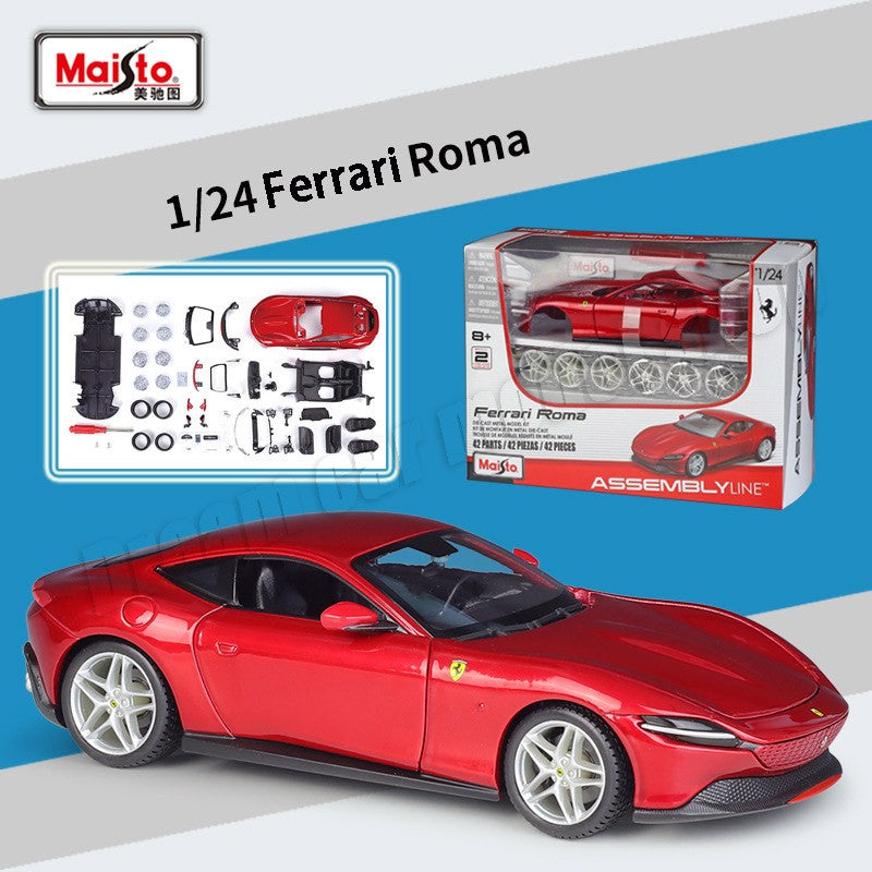 Maisto 1:24 Ferrari FXX K Roma Monza SP1 Carro Modelo Die-Cast Miniatura Carros Modelos Coleção Brinquedos Presentes Atacado
