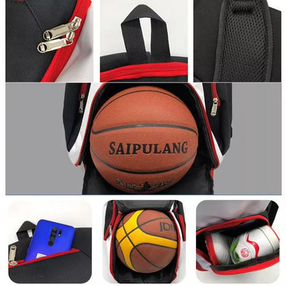 Custom Team Basketball Backpack Personalized Sports Bag with Free Logo Name Professional Gear Backpack for Players Training