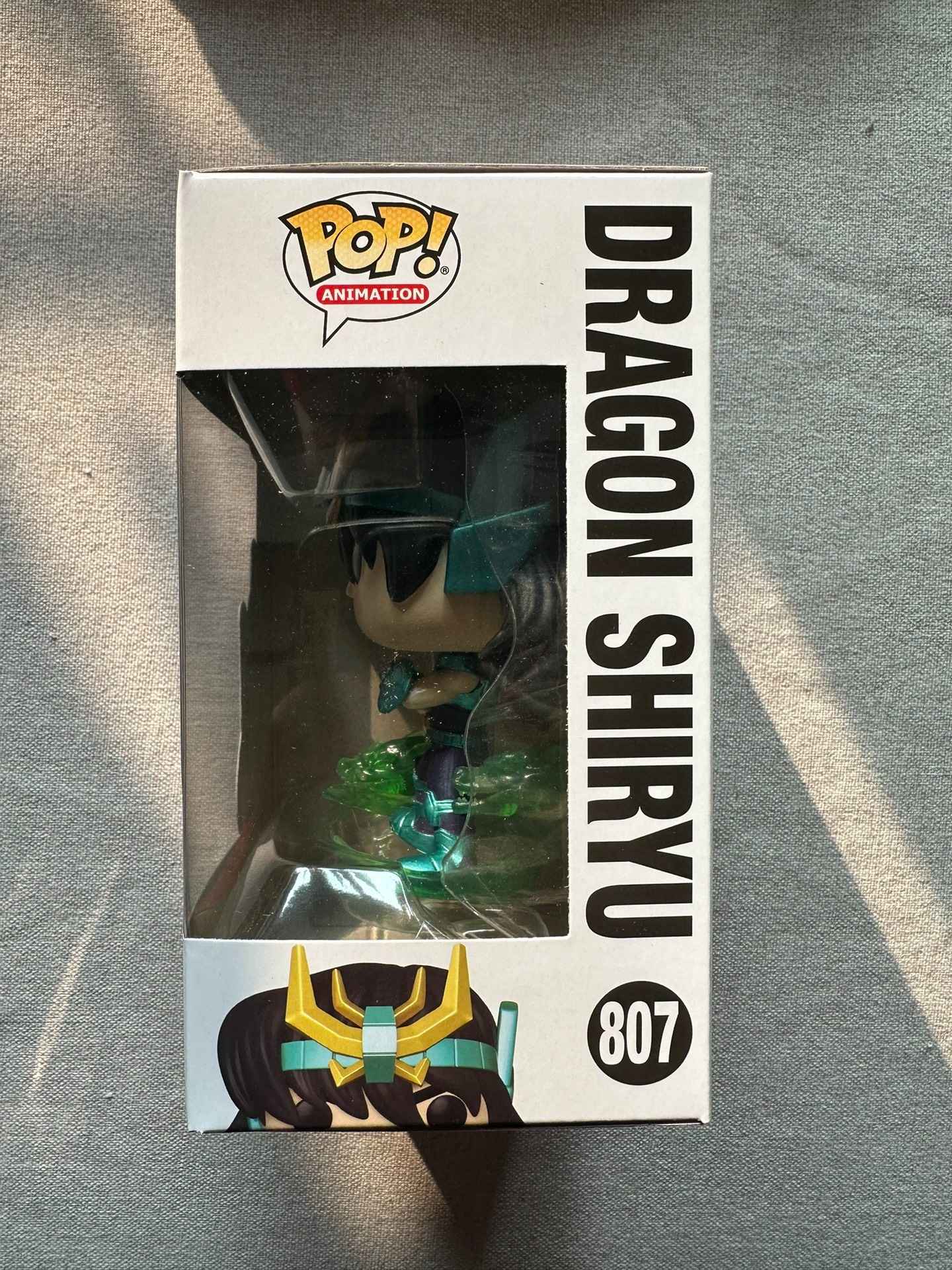 Funko Pop Cavaleiros do Zodíaco Boneco Articulado Hyoga de Cisne #808 Shiryu de Dragão #807 Shun de Andrômeda #809 Ikki de Fênix #810 Bonecos de Vinil Brinquedos