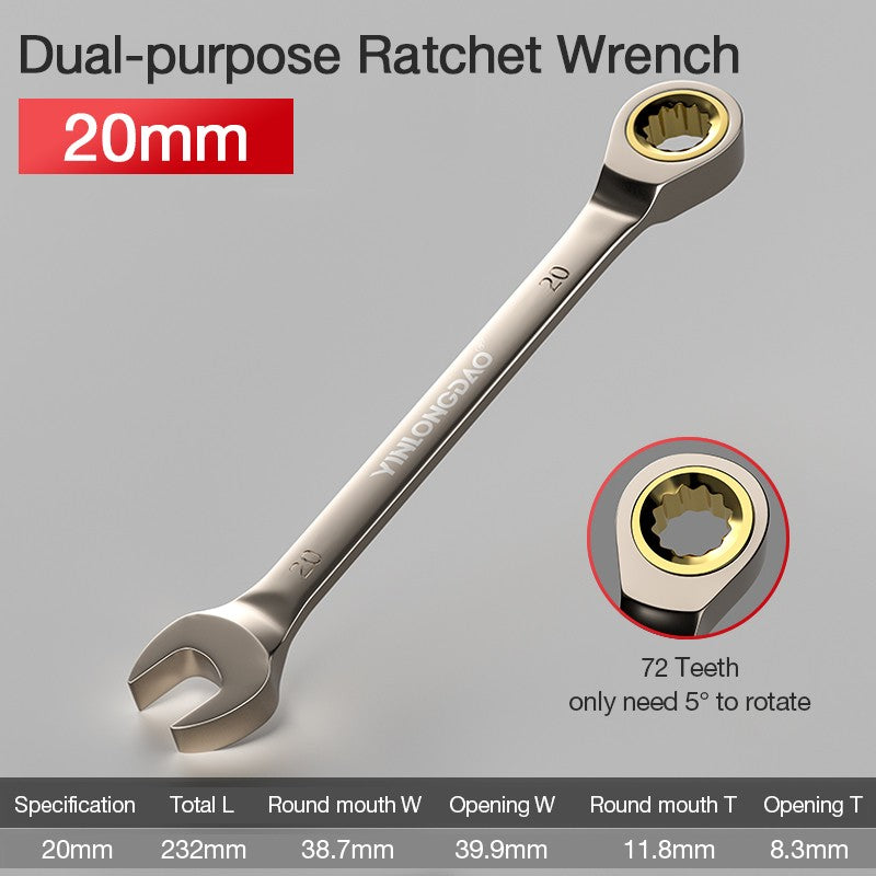 Chave Catraca Universal 72 Dentes Anel de Engrenagem Torquímetros Chaves Catraca Métrica Ferramentas Mecânicas para Reparo Automotivo